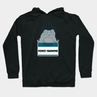 Hello My Name is Prince Charming Frog Hoodie